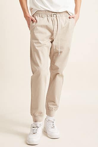 Forever21 Drawstring Woven Joggers