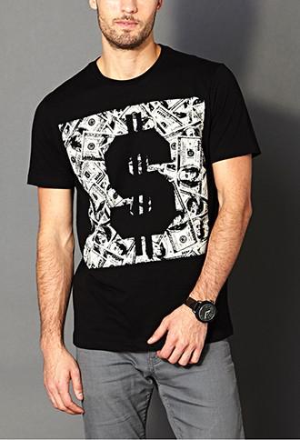 21 Men Hundred Dollar Bills Tee