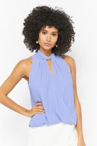 Forever21 Surplice Twist-front Top