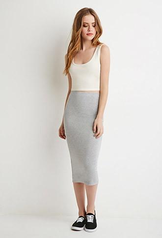 Forever21 Bodycon Midi Skirt