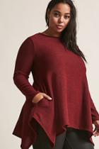 Forever21 Plus Size Marled Knit Tunic Top