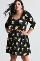 Forever21 Plus Size Lemon Mini Dress