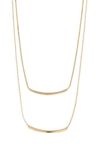 Forever21 Tiered Bar Pendant Necklace