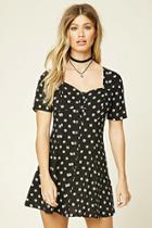 Forever21 Floral Button-down Mini Dress