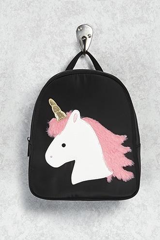 Forever21 Fuzzy Unicorn Backpack