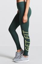 Forever21 Active Get Fit Graphic Leggings