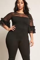 Forever21 Plus Size Bell Sleeve Jumpsuit