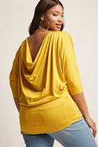 Forever21 Plus Size Cowl-back Top