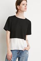 Forever21 Women's  Colorblocked Combo Top