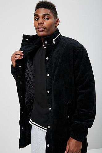 Forever21 Corduroy Zip-front Jacket