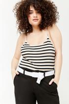 Forever21 Plus Size Multicolor Striped Cami