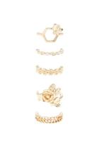 Forever21 Assorted Smooth & Textured Ring Set