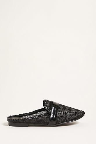 Forever21 Metallic Slip-on Loafers