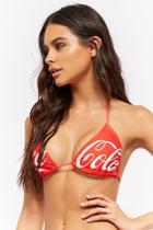 Forever21 Coca-cola Graphic Bikini Top