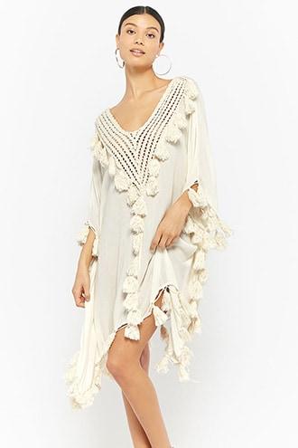 Forever21 Z&l Europe Tassel Kaftan Tunic