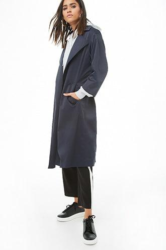 Forever21 Notched Trench Coat