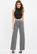 Forever21 Heathered Wide-leg Pants