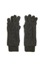 Forever21 Cable-knit Overlay Gloves