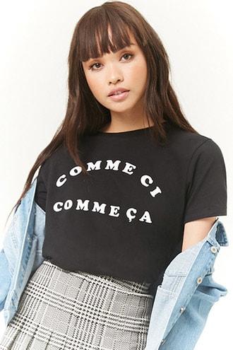 Forever21 Comme Ci Comme Ca Graphic Tee