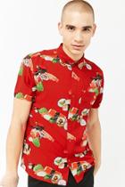 Forever21 Sushi Button-front Shirt