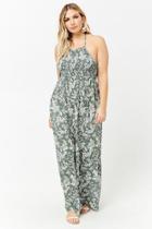 Forever21 Plus Size Floral Smocked Maxi Dress