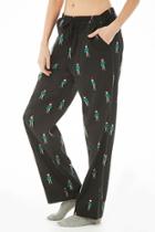 Forever21 Elf Print Flannel Pajama Pants