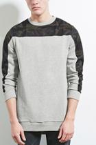 Forever21 Soul Star Camo Print Sweatshirt