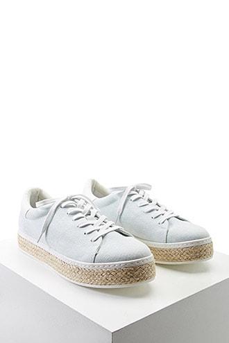 Forever21 Denim Flatform Sneakers