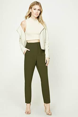 Forever21 Contemporary Tapered Trousers