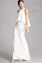 Forever21 High Neck Top And Skirt Set