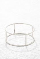 Forever21 Caged Cutout Bangle (silver)