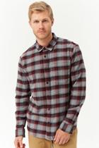 Forever21 Plaid Slim-fit Flannel Shirt