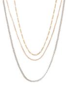 Forever21 Mixed Metal Necklace Set