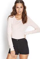 Forever21 Crew Neck Knit Top