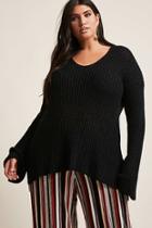 Forever21 Plus Size Open Waffle-knit Top