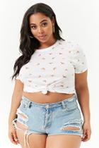 Forever21 Plus Size Ditsy Flower Tee