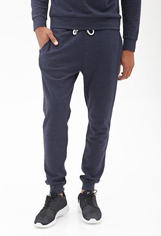 21 Men Men's  Navy Classic Drawstring Sweatpants