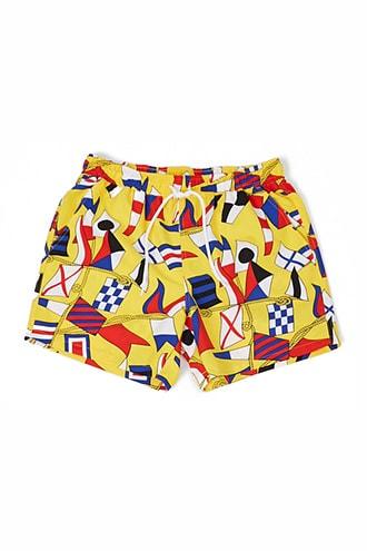 Forever21 Maritime Flag Wind Shorts