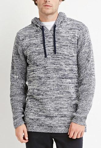 21 Men Men's  Marled Wool-blend Hoodie