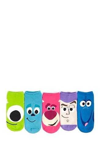 Forever21 Disney Pixar Ankle Socks - 5 Pack