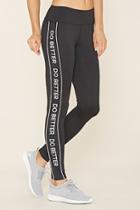 Forever21 Women's  Black & White Active Do Better Leggings