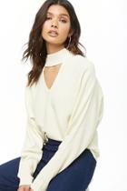 Forever21 Cutout Dolman Sweater