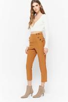 Forever21 Button-front Ankle Pants