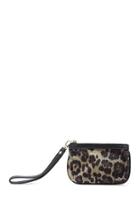 Forever21 Faux Fur Leopard Print Wallet