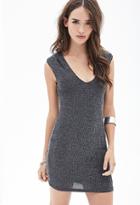 Forever21 Metallic V-neck Dress