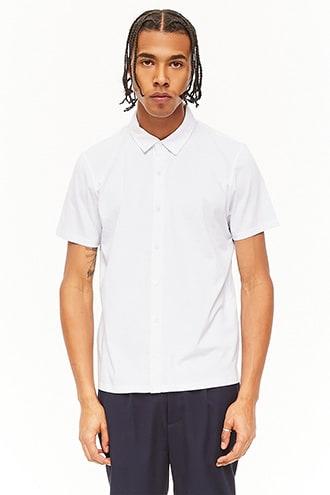 Forever21 Vented Hem Shirt