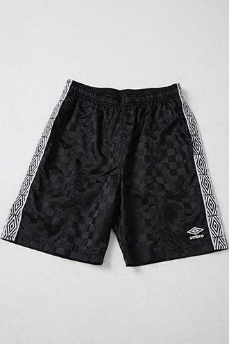 Forever21 Umbro Checkered Logo Shorts