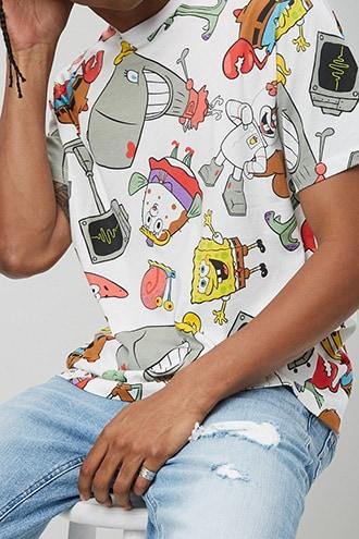 Forever21 Spongebob Print Tee