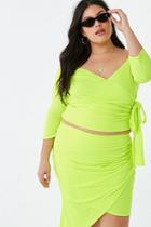 Forever21 Plus Size Off-the-shoulder Top & Mini Skirt