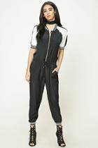 Forever21 Contrast-paneled Jumpsuit